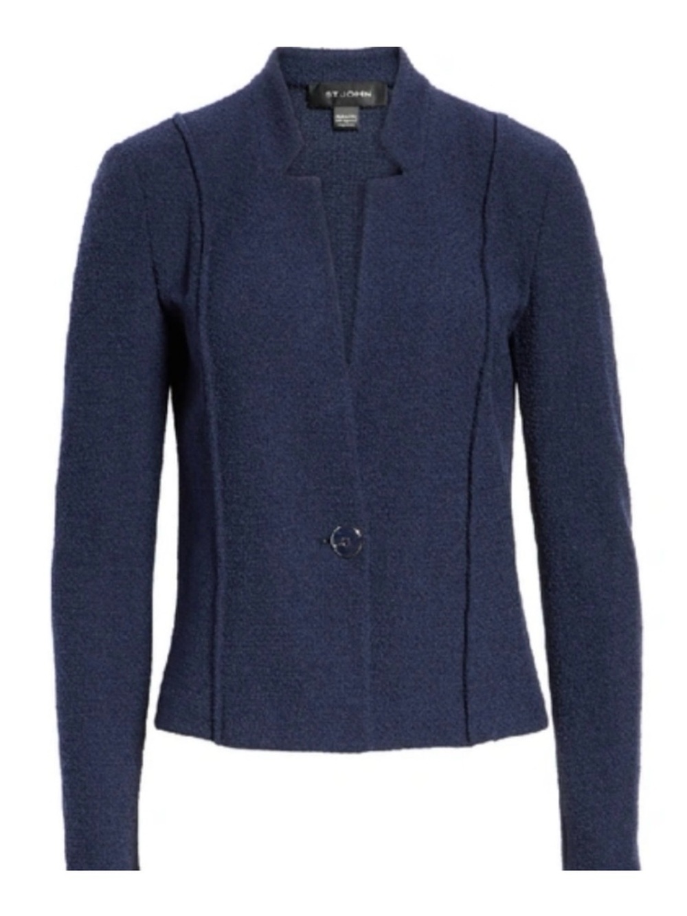 St. John Deep Blue Knit Jacket